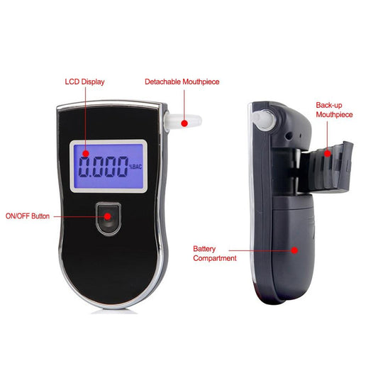 1 Portable Professional Digital Alcohol Breathalyzer Test And Go